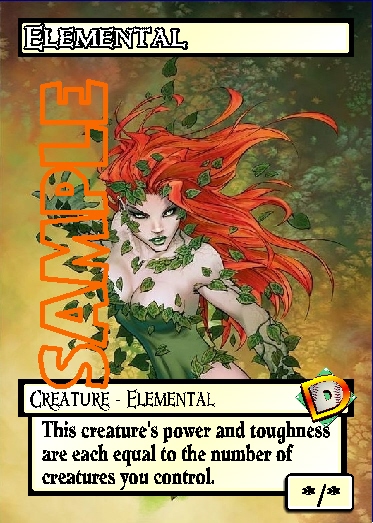 Elemental Token – Custom: Poison Ivy 3